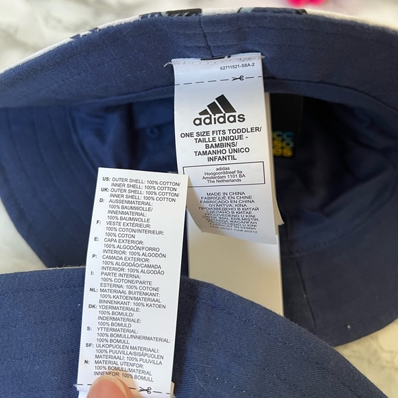 BRAND NEW! Lot of two (2) adidas Reversible Toddler Bucket Hats - Picture 7 of 10